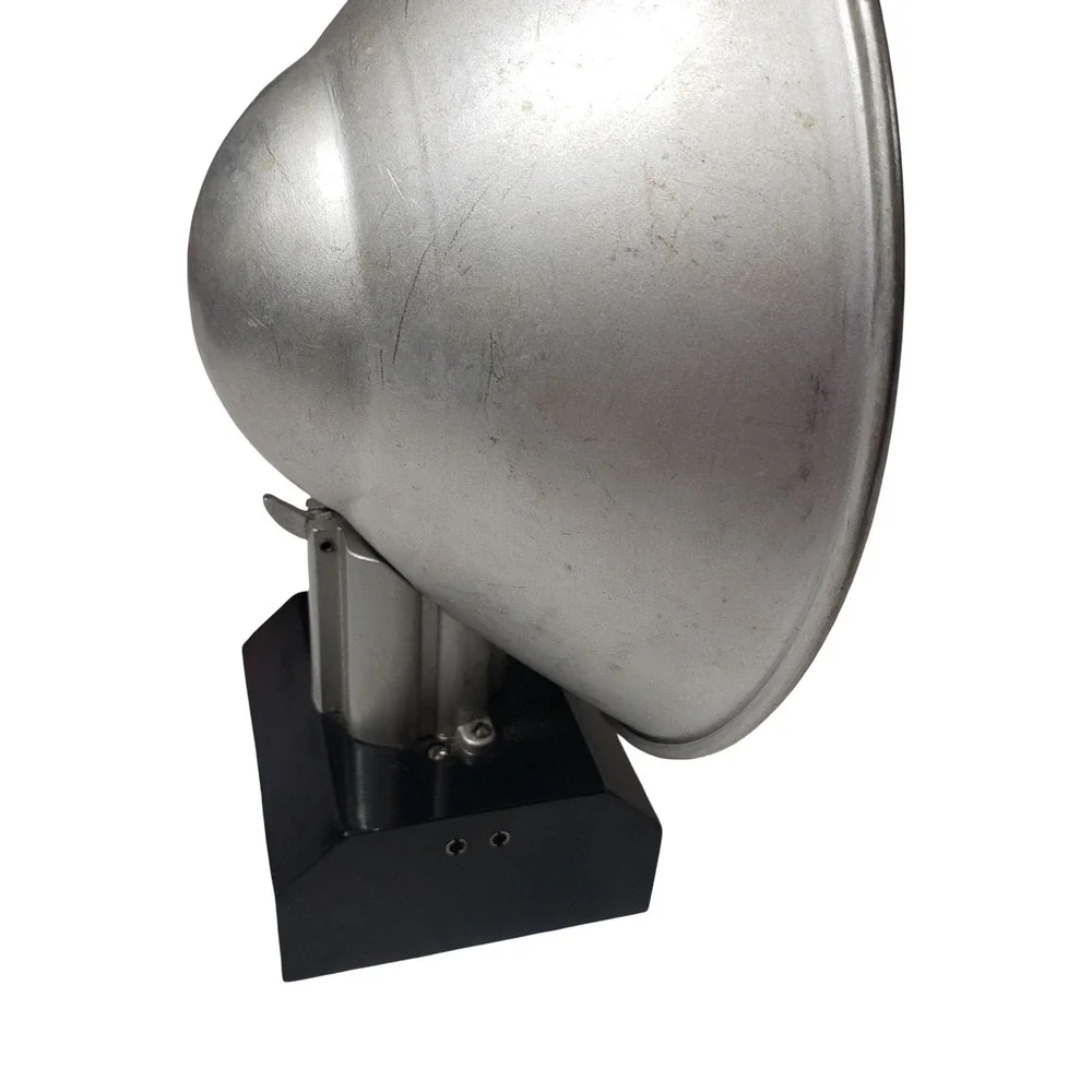 Vintage Kalart Camera Flash Unit Aluminum Reflector Made in USA Silver Black